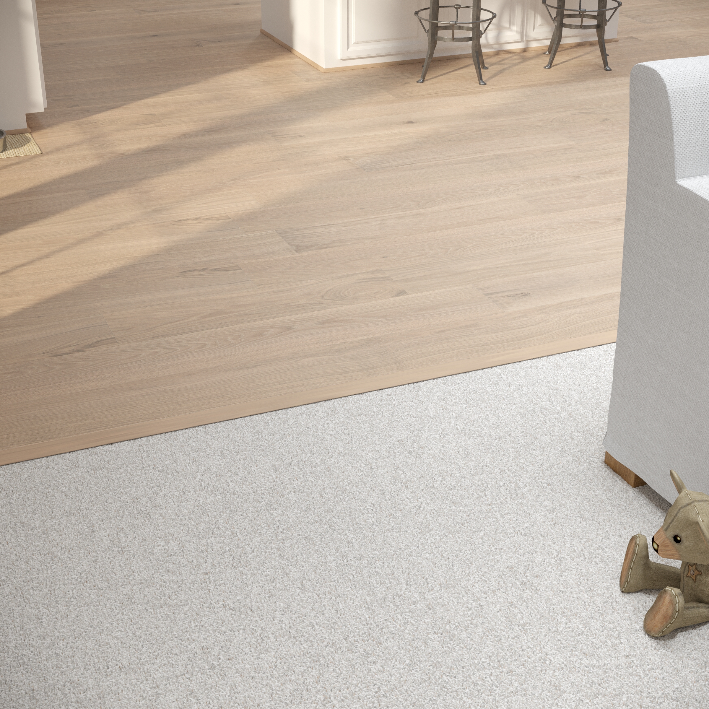 Champagne Sea Cali Hardwoods T-Mold view 2