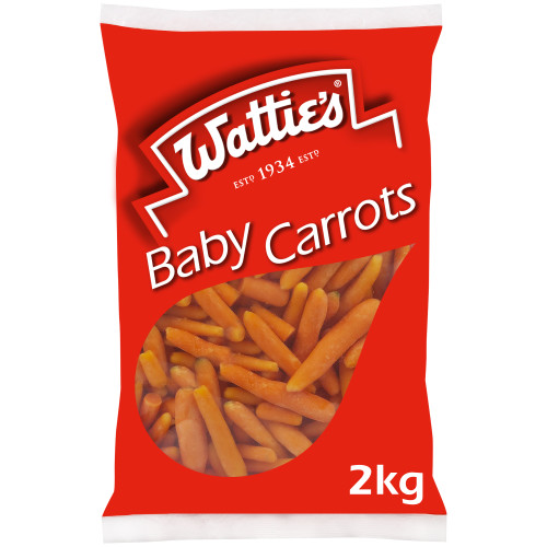  Wattie's® Baby Carrots 2kg x 6 