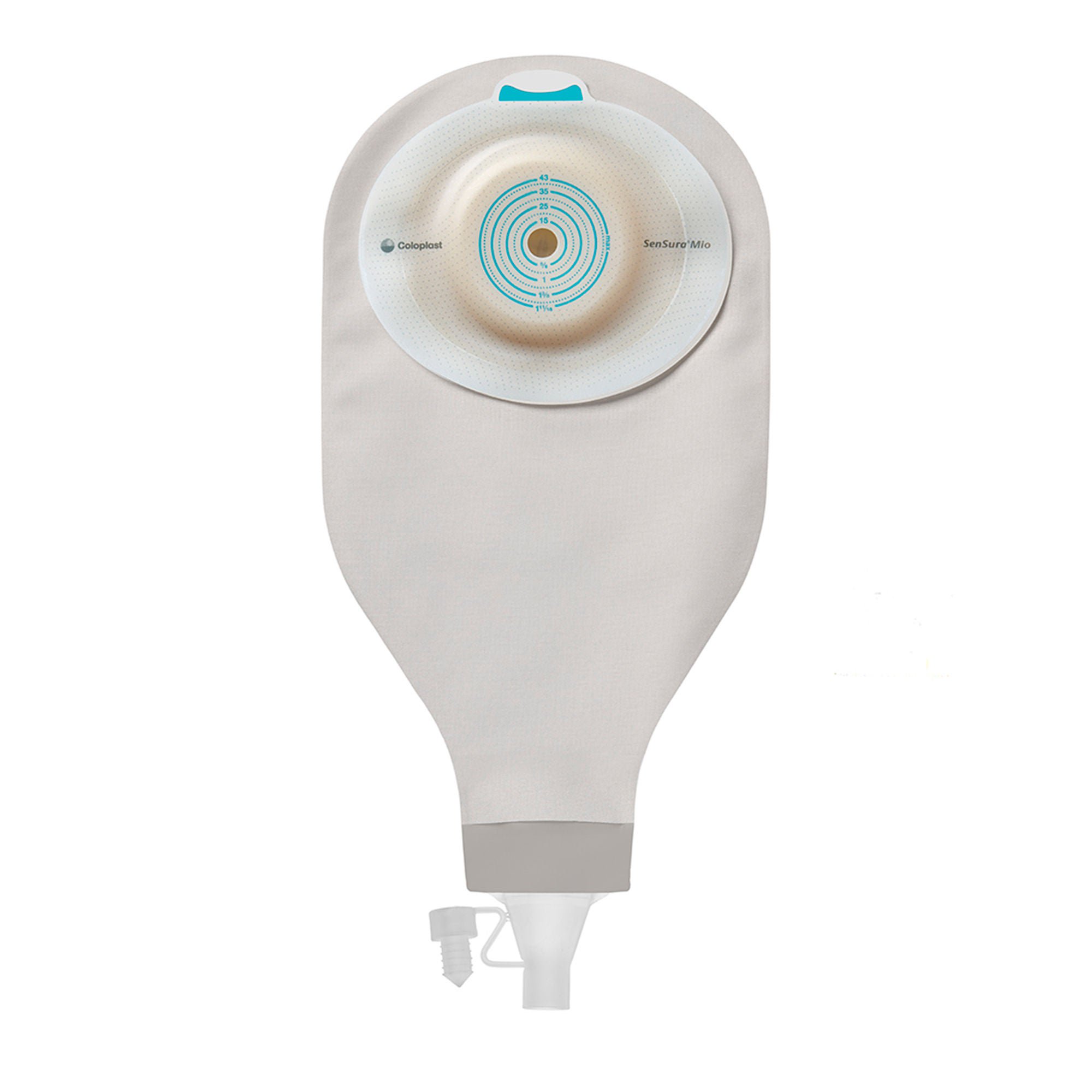 SenSura® Mio High Output 1-Piece Transparent Ostomy Pouch, 10 – 43 mm Stomas