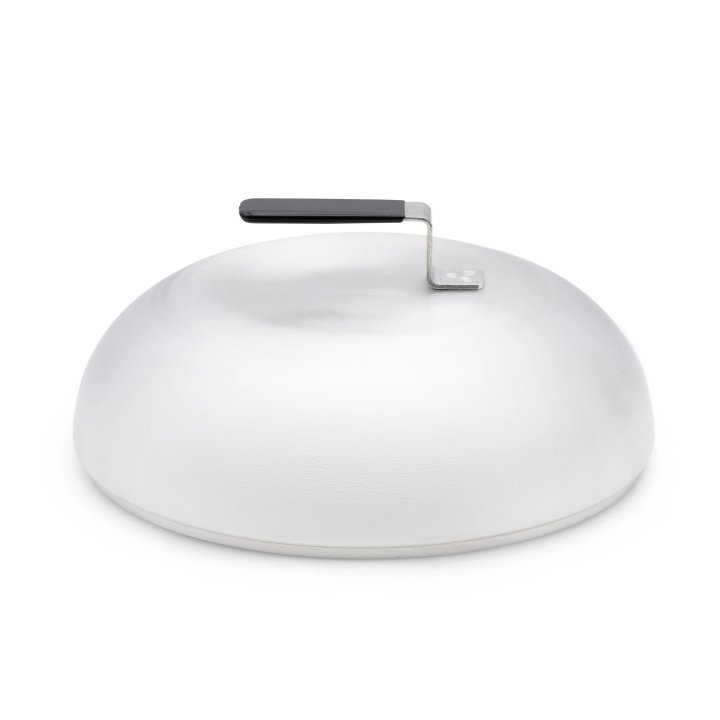 11-inch Wear-Ever® aluminum stir-fry domed cover in natural finish with dipped handle