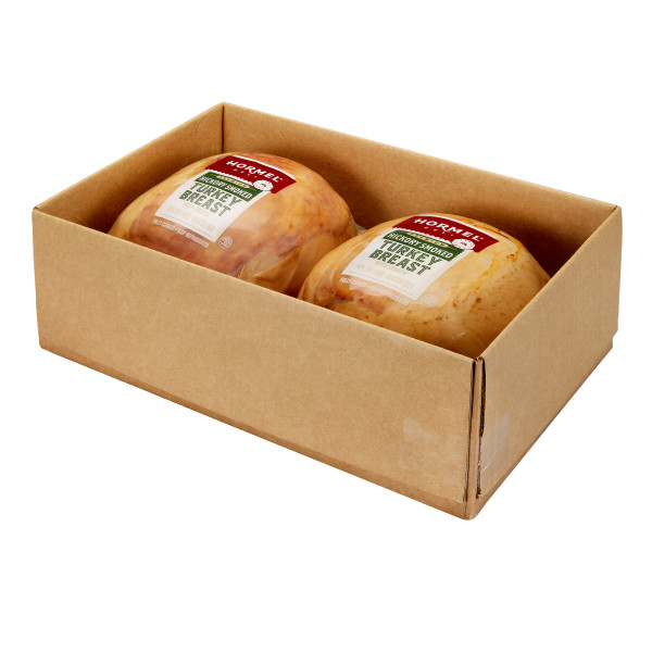 HORMEL(r) Turkey Breast, Hickory Smoked, 2 pc . C1RM - Front Right Open Case (Hi Res)