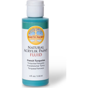 Natural Fluid Acrylik Paint, 4 oz, French Turquoise