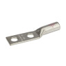 LN Series Compression Lug Copper 2-Hole 1/0 AWG Stranded 3/8 in. Stud 600V Tin-Plated Pink 3.21 L x 0.74 W in.