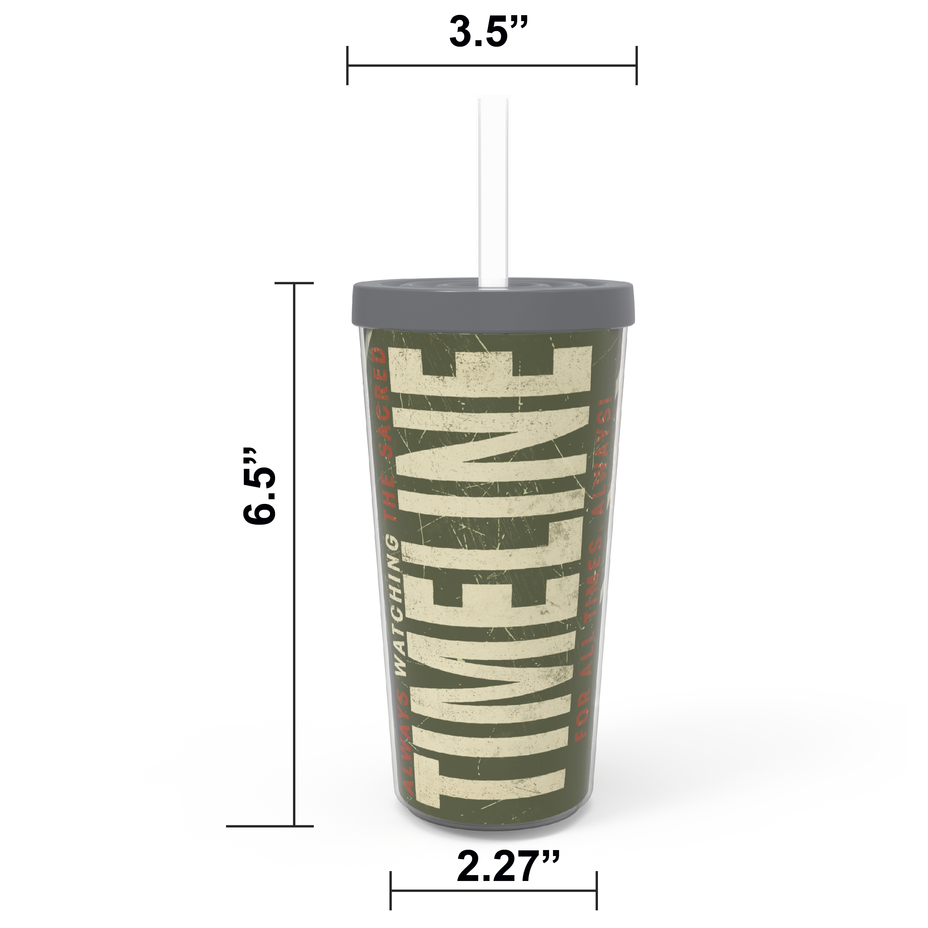 Marvel Comics 16 ounce Reusable Insulated Tumbler with Straw, Loki slideshow image 6 Marvel Comics 16 ounce Reusable Insulated Tumbler with Straw, Loki slideshow image 6