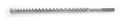 Rotary Hammer Drill Bit High Carbon Steel Uncoated Finish 2 in. Dia. Centering Point Silver 23 L x 2 H x 2 W in.