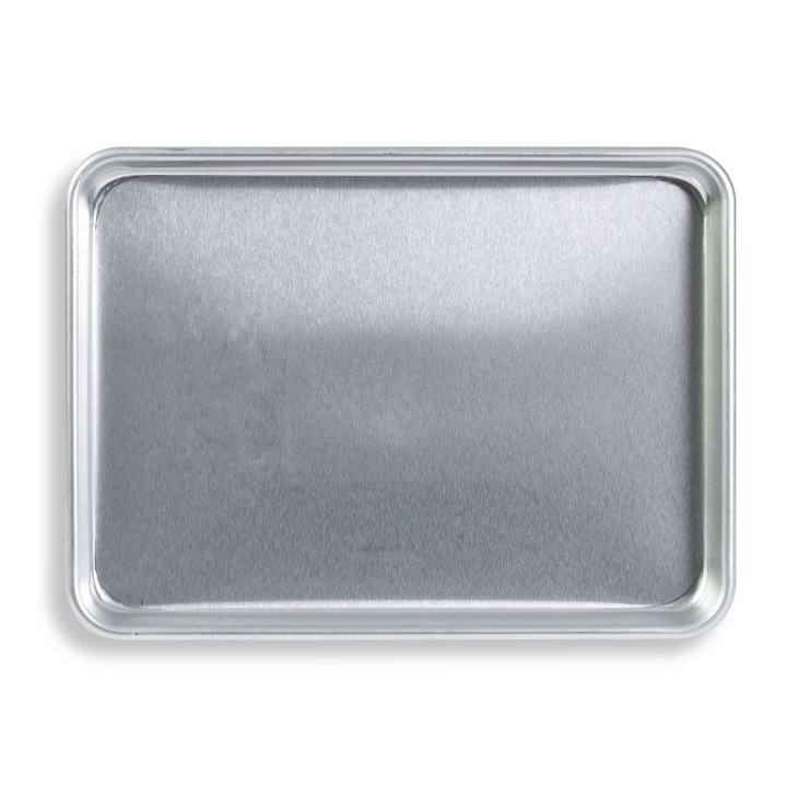 Quarter-size Wear-Ever® heavy-duty aluminum sheet pan with natural finish, NSF certified