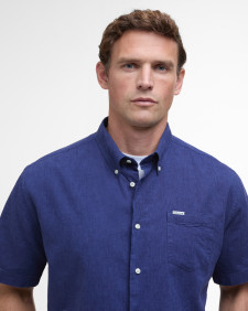 Nelson Regular Short-Sleeved Shirt Indigo