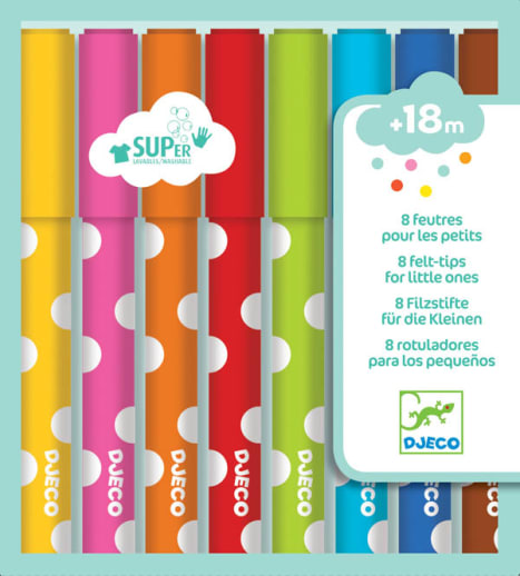 8 Felt Tips for Little Ones