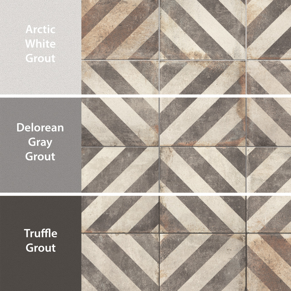 D’Anticatto Decor Obliqua 8-3/4 in. x 8-3/4 in. Porcelain Floor and Wall Tile