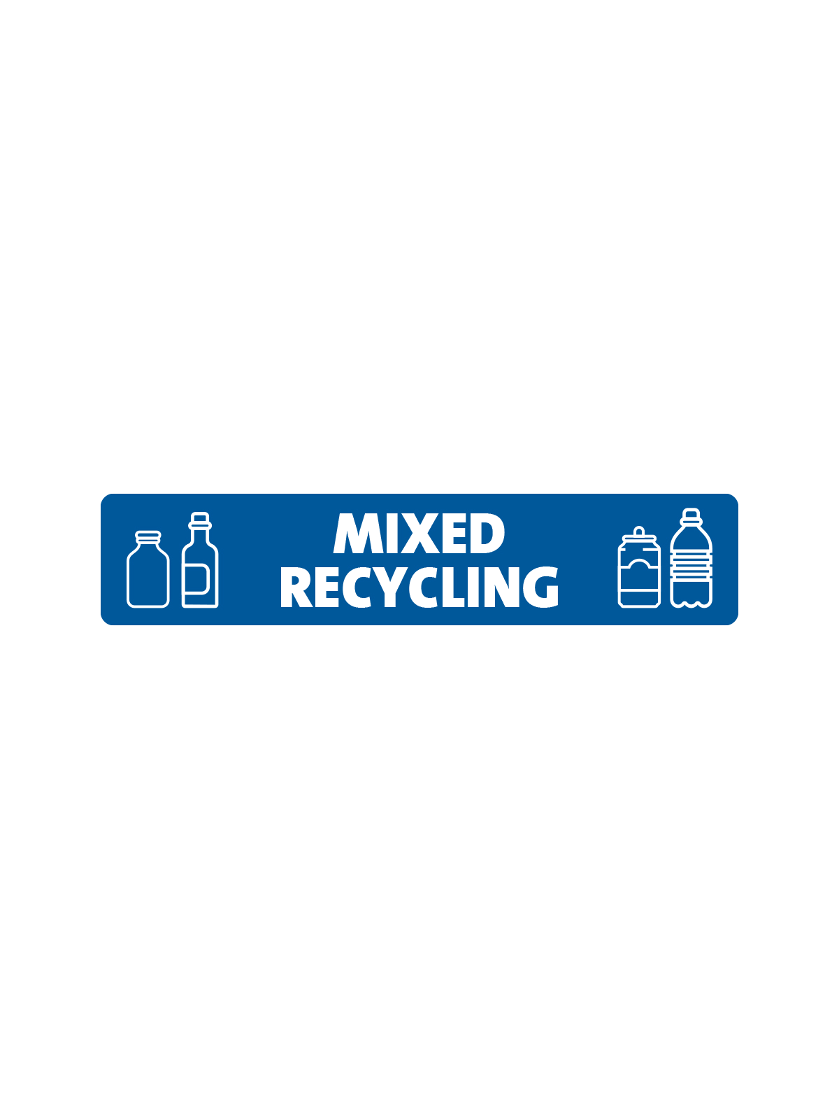 EXPRESSION – Label – Mixed Recycling – Blue
