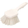 Carlisle, Flo-Pac, 4in, Utility Scrub Brush, Nylon Bristles, White