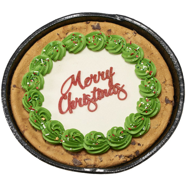 Merry Christmas Script Glitter Layon