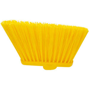Carlisle, Sparta, 12in, Color Coded Unflagged Broom Head, Polypropylene Bristles, Yellow