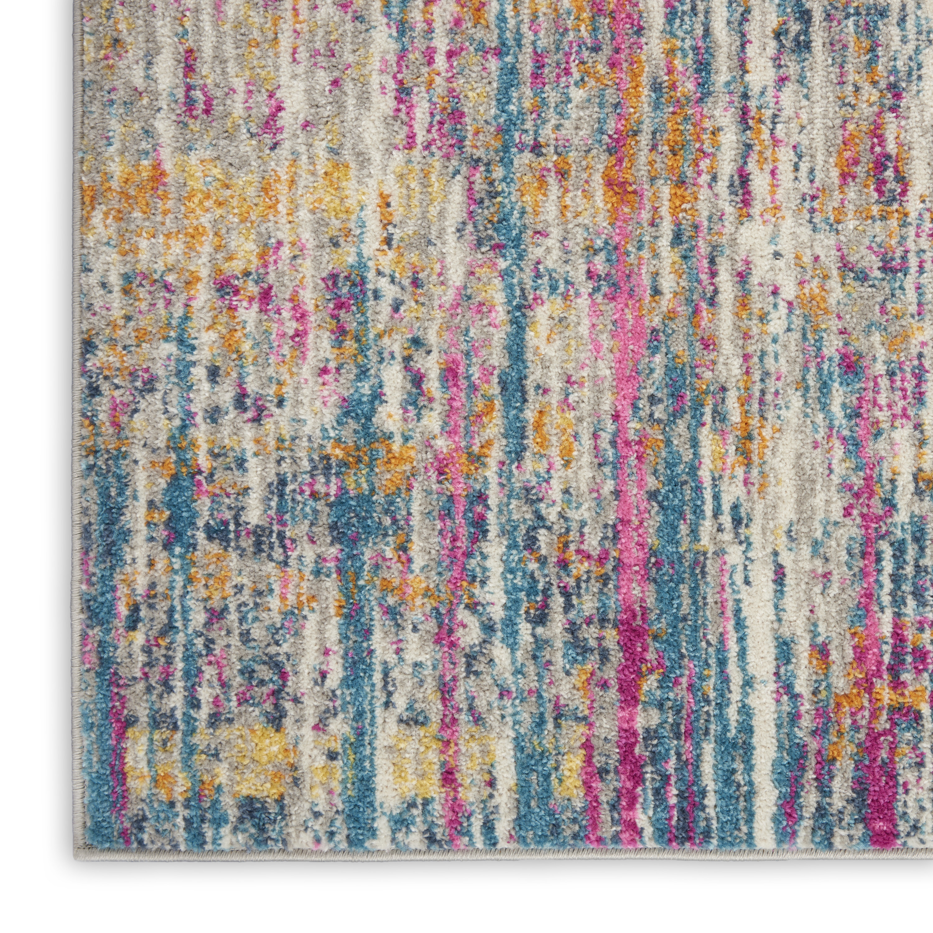 Nourison Passion 9' x 12' Ivory Multicolor Modern Indoor Rug