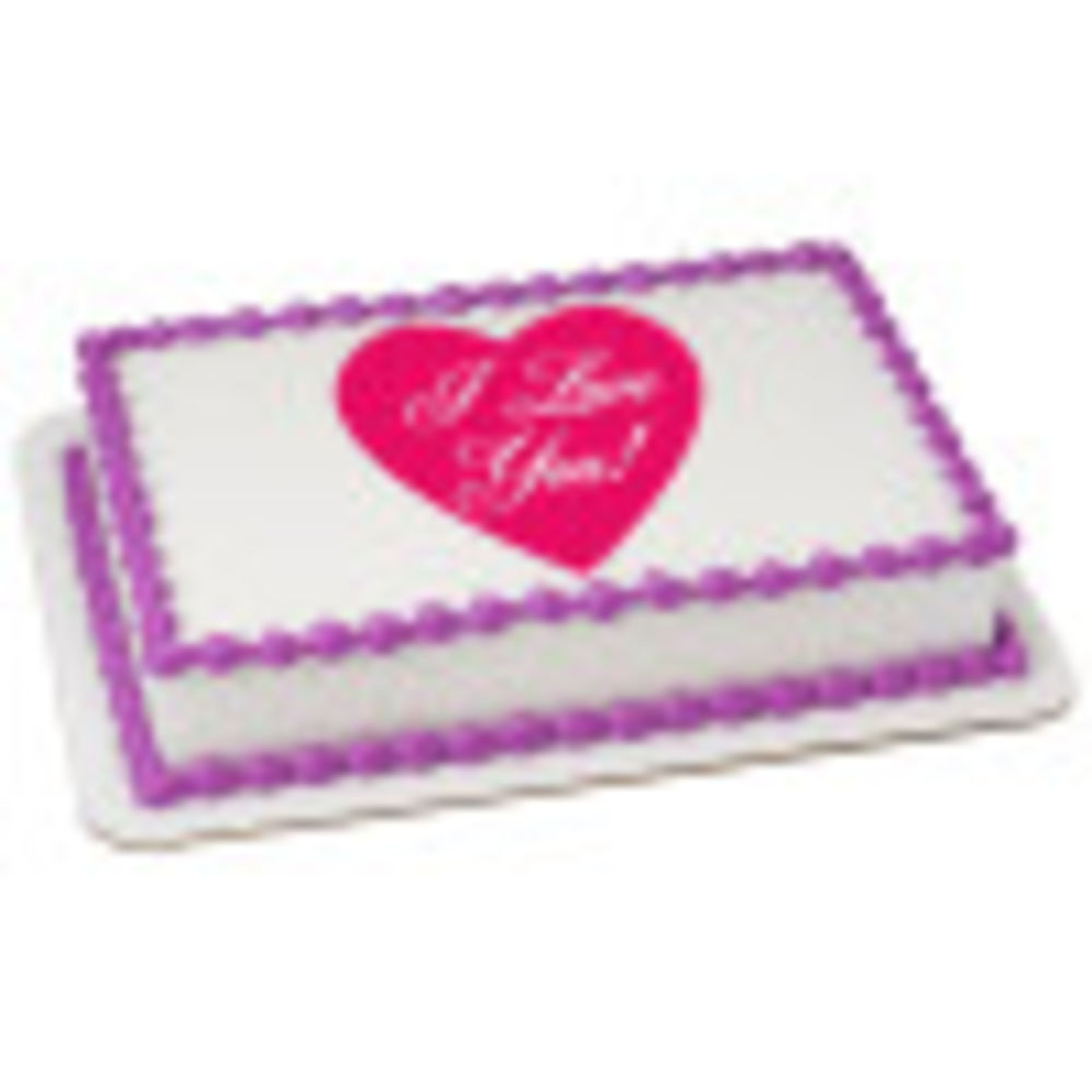 Image Cake I Love You Valentine