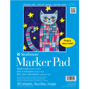 100 Series Marker Pad, 30 Sheet, 9x12 inch, 1 Count