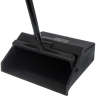 Carlisle, Flo-Pac  Duo-Pan, Black, 12", Dust Pan with Long Handle