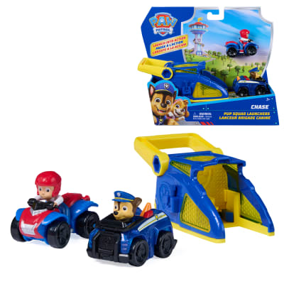 PAW Patrol Chase Pup Squad Launchers with Ryder Vehicle 2-Pack, Kids Toys for Boys and Girls Ages 3 and Up