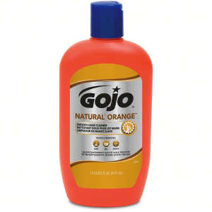 Gojo, NATURAL* ORANGE™, Smooth Hand Cleaner Liquid Soap,  14 fl oz Bottle