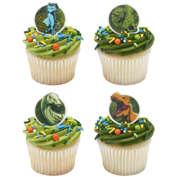 Jurassic World Cupcake Rings