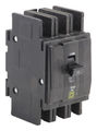 QOU Series Miniature Circuit Breaker 3-Pole 10 kA 14 to 2 AWG Ring Terminal 40A 240V ac 4.05 H x 2.25 W x 2.95 D in.