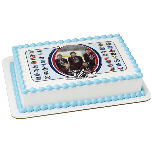 NHL® Center Ice PhotoCake® Edible Image® Frame