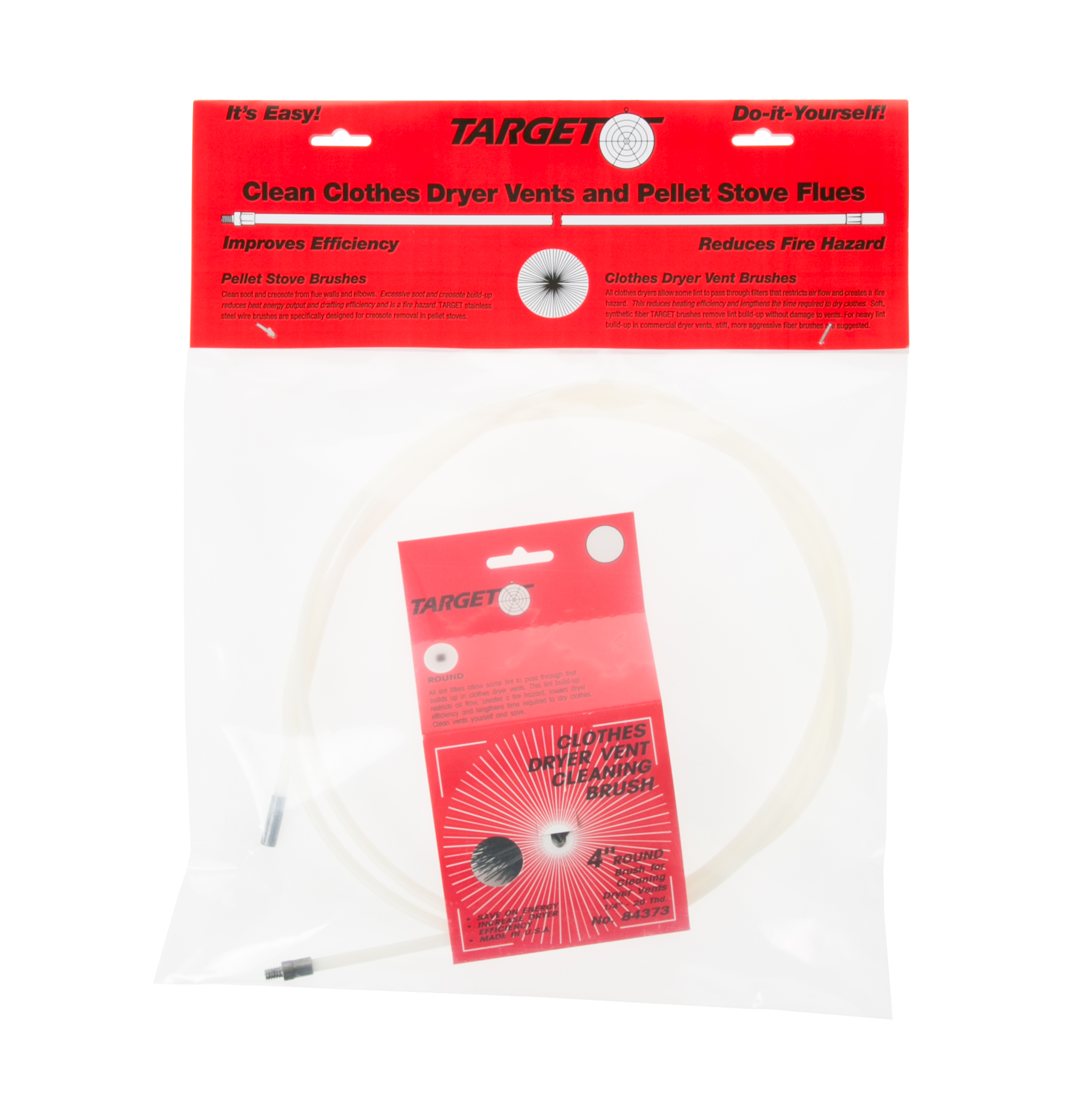Dryer vent tube brush &mdash; Model #: WX14X55