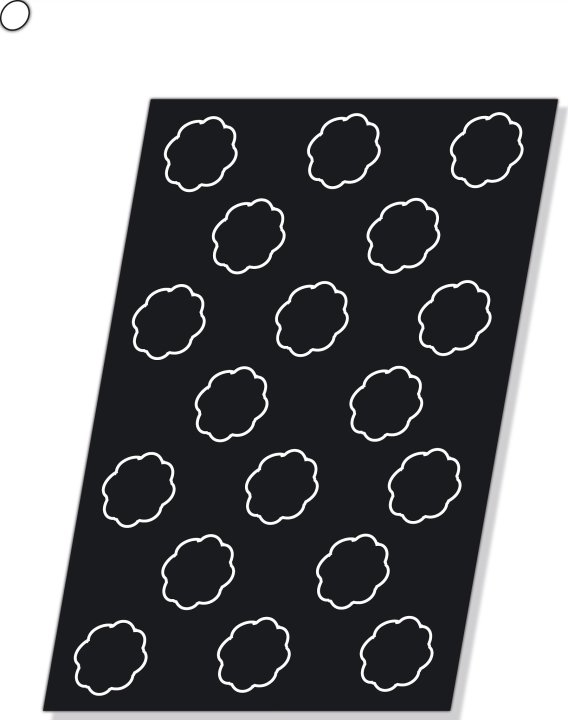 Molde Flexipan en forma de Bavarois de 7,8 centímetros