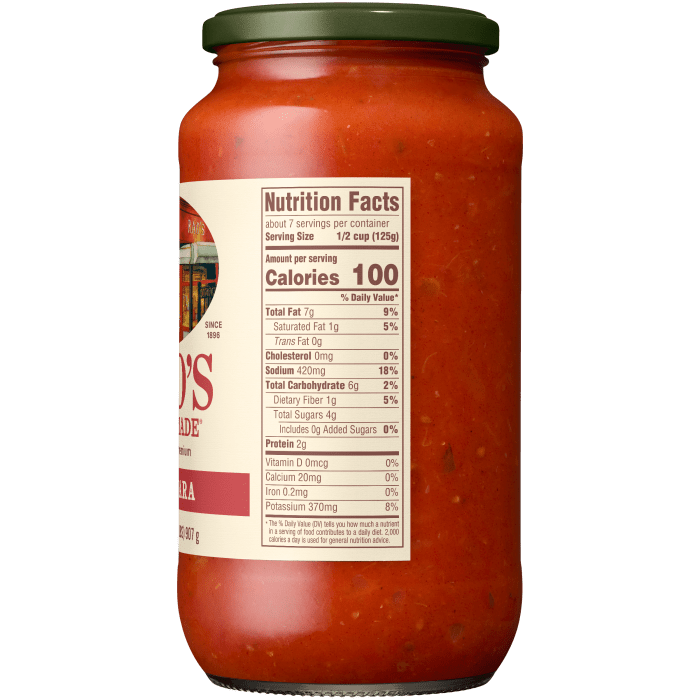 Marinara Sauce, 32 oz - Right Image