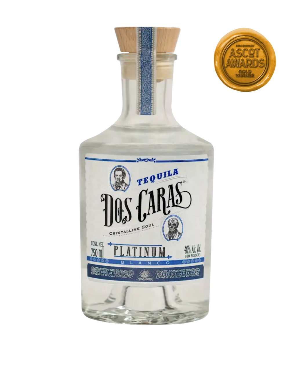 Dos Caras Tequila Platinum Blanco | ReserveBar