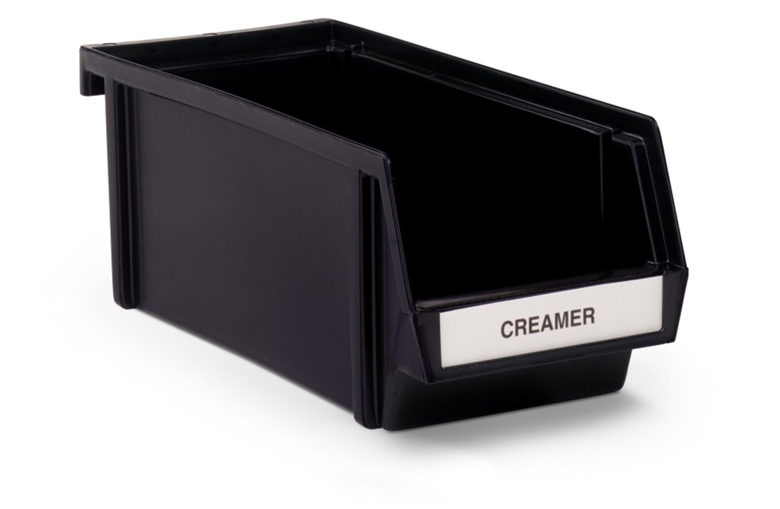 Single Condiment Bin , Black 4806-06