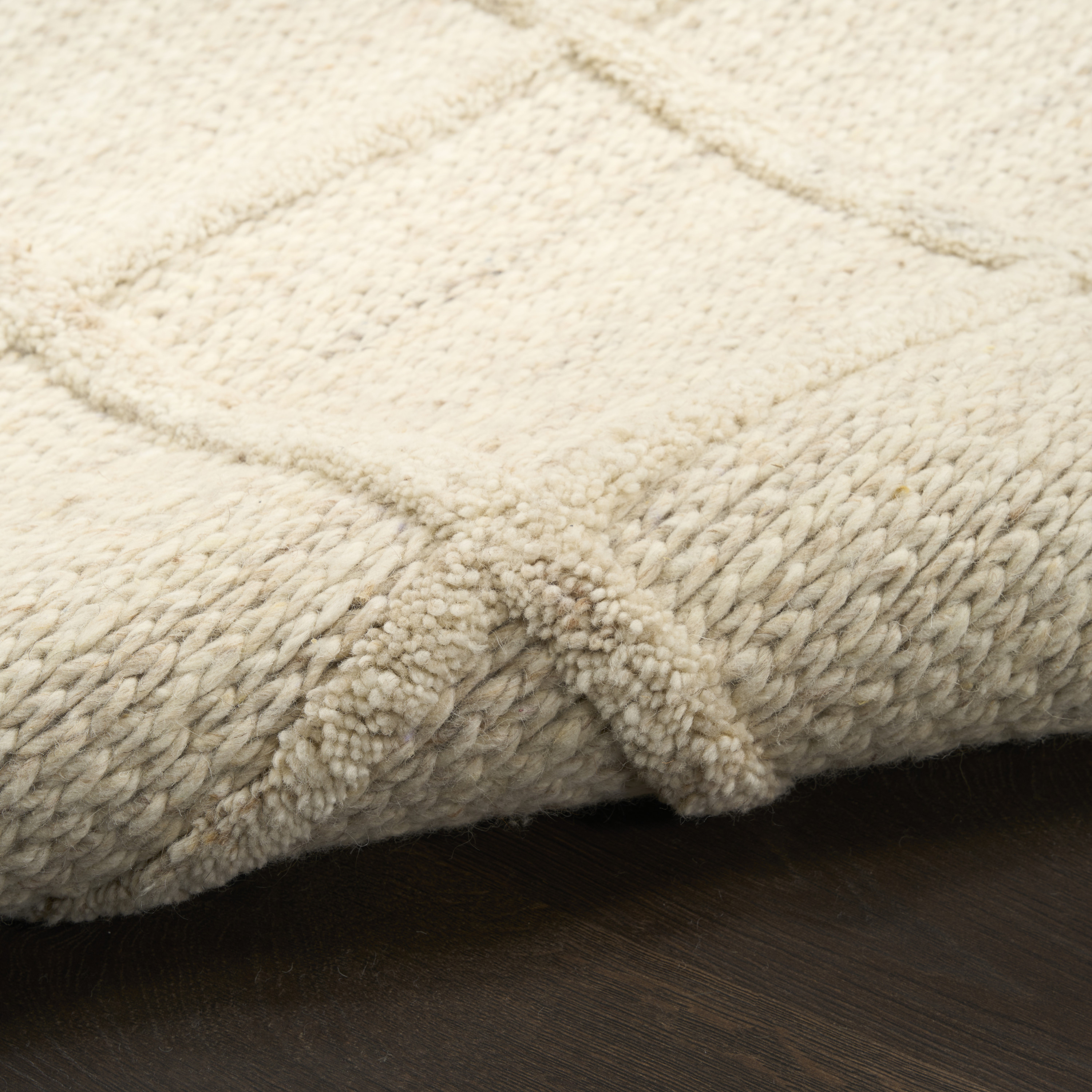 DKNY Pure Framework 2' x 3' Sand Modern Indoor Rug