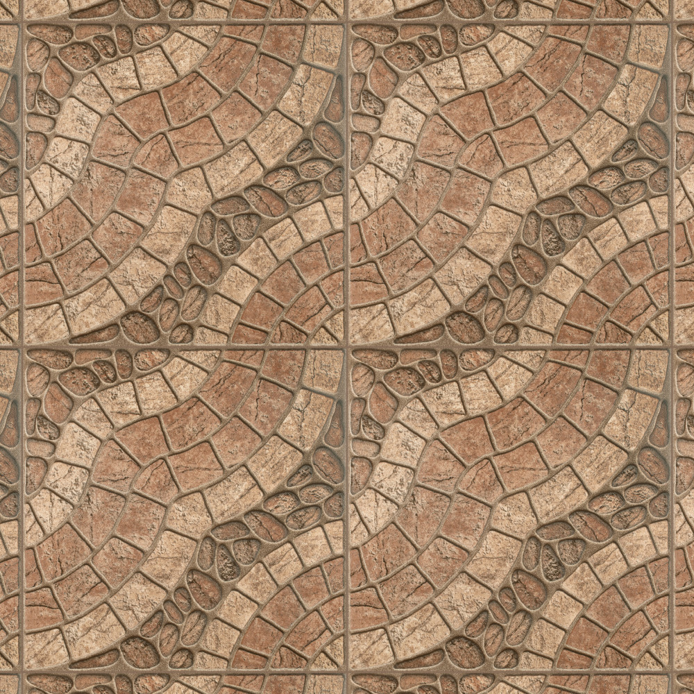 Dakar 17.75x17.75 Square Ceramic Floor and Wall Digital Pattern