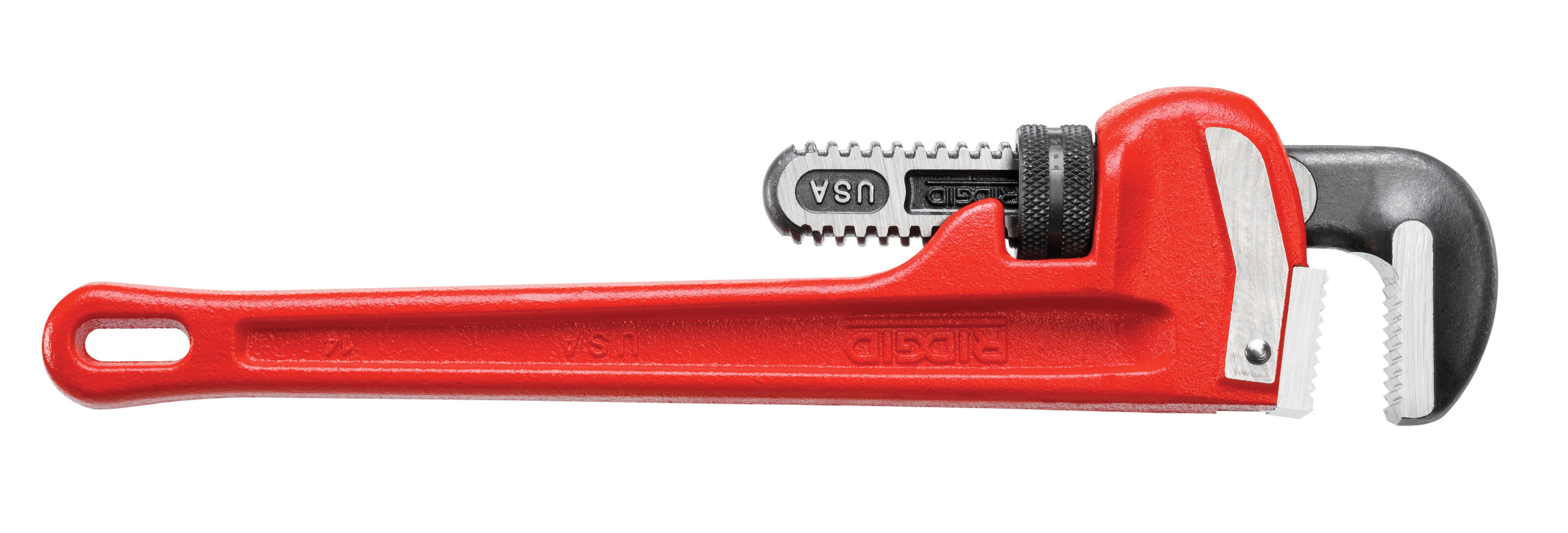 14" Heavy-Duty Straight Pipe Wrench - Image 4
