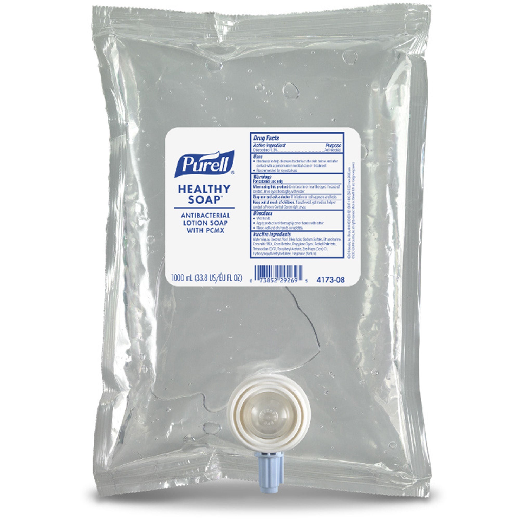Purell® Healthy Soap® Antimicrobial Lotion Soap, 1,000 mL Dispenser Refill Bag