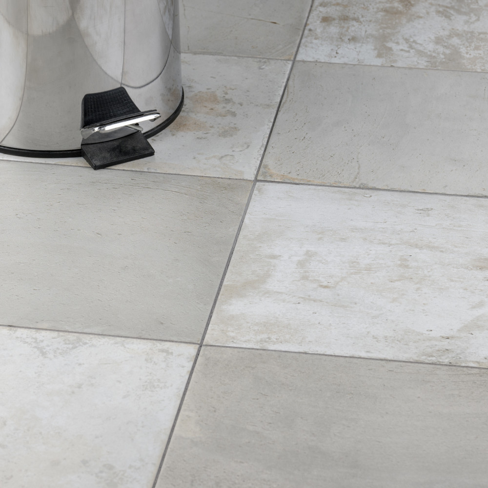 Kings Clay Checker Silver 17.63x17.63 Square Ceramic Floor and Wall Digital Pattern