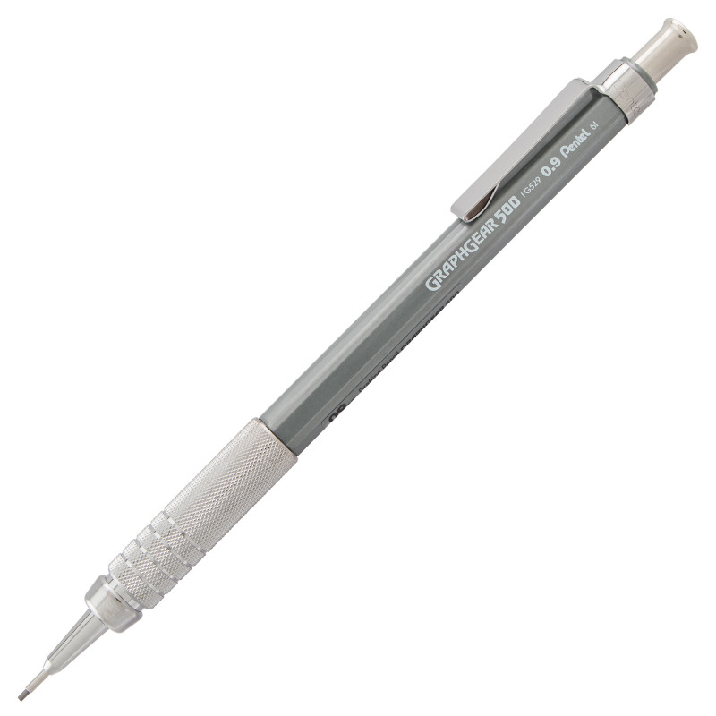Graphgear+500+Pencils%2C+Refillable%2C+.9mm%2C+Gray