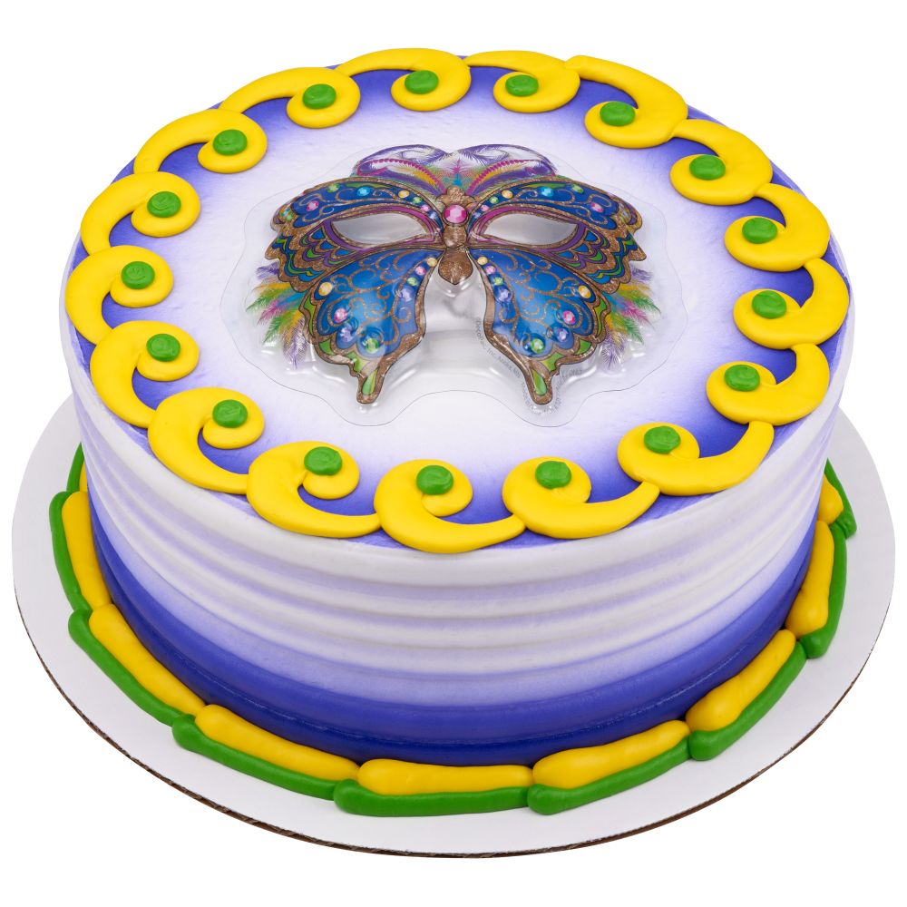 Image Cake Mardi Gras Masks