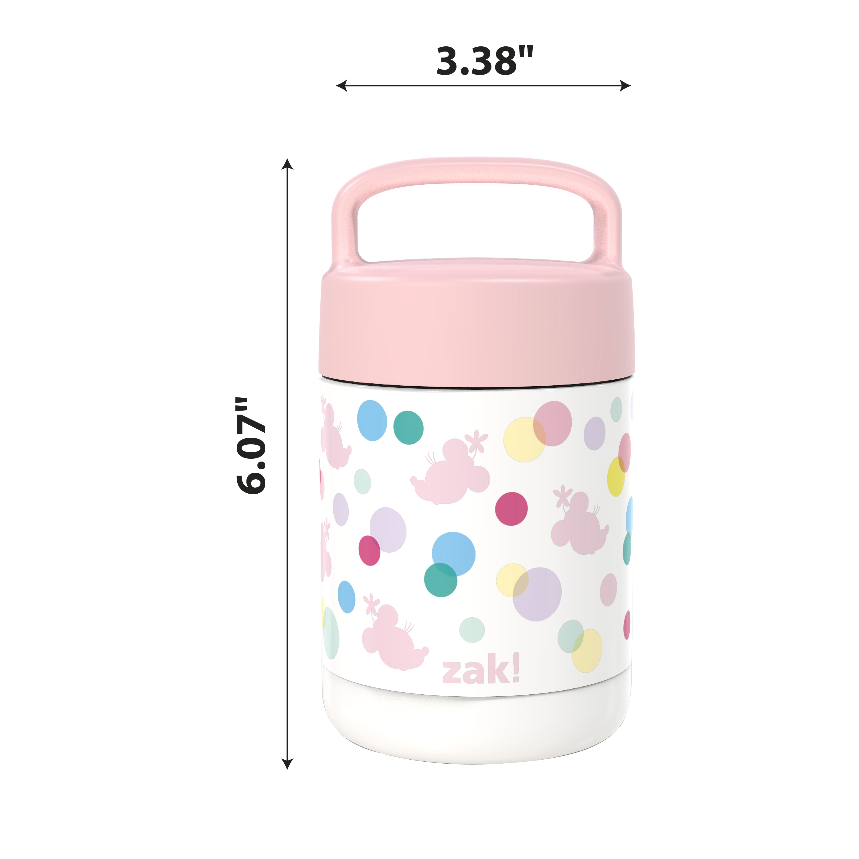Disney Reusable Vacuum Insulated Stainless Steel Food Container, Minnie Mouse slideshow image 9 Disney Reusable Vacuum Insulated Stainless Steel Food Container, Minnie Mouse slideshow image 9