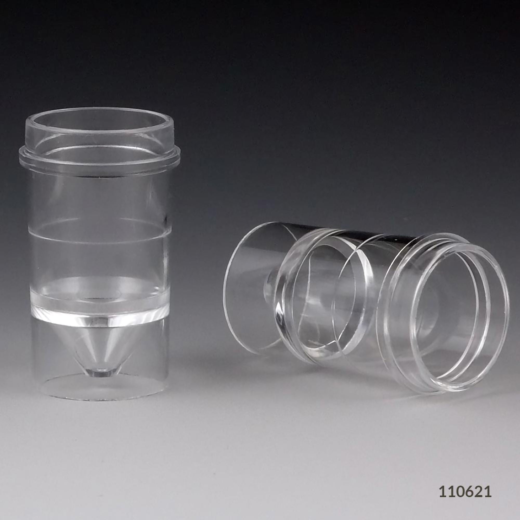 McKesson Sample Cup without Cap, 2 mL, Clear, 16 x 24 mm