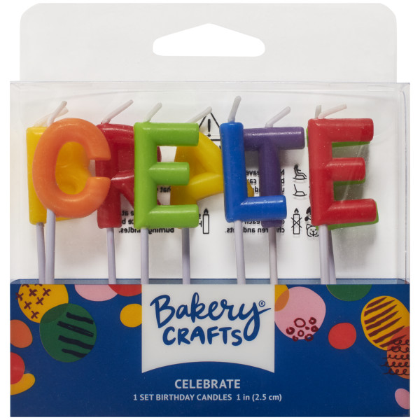 Celebrate Letters Specialty Candles
