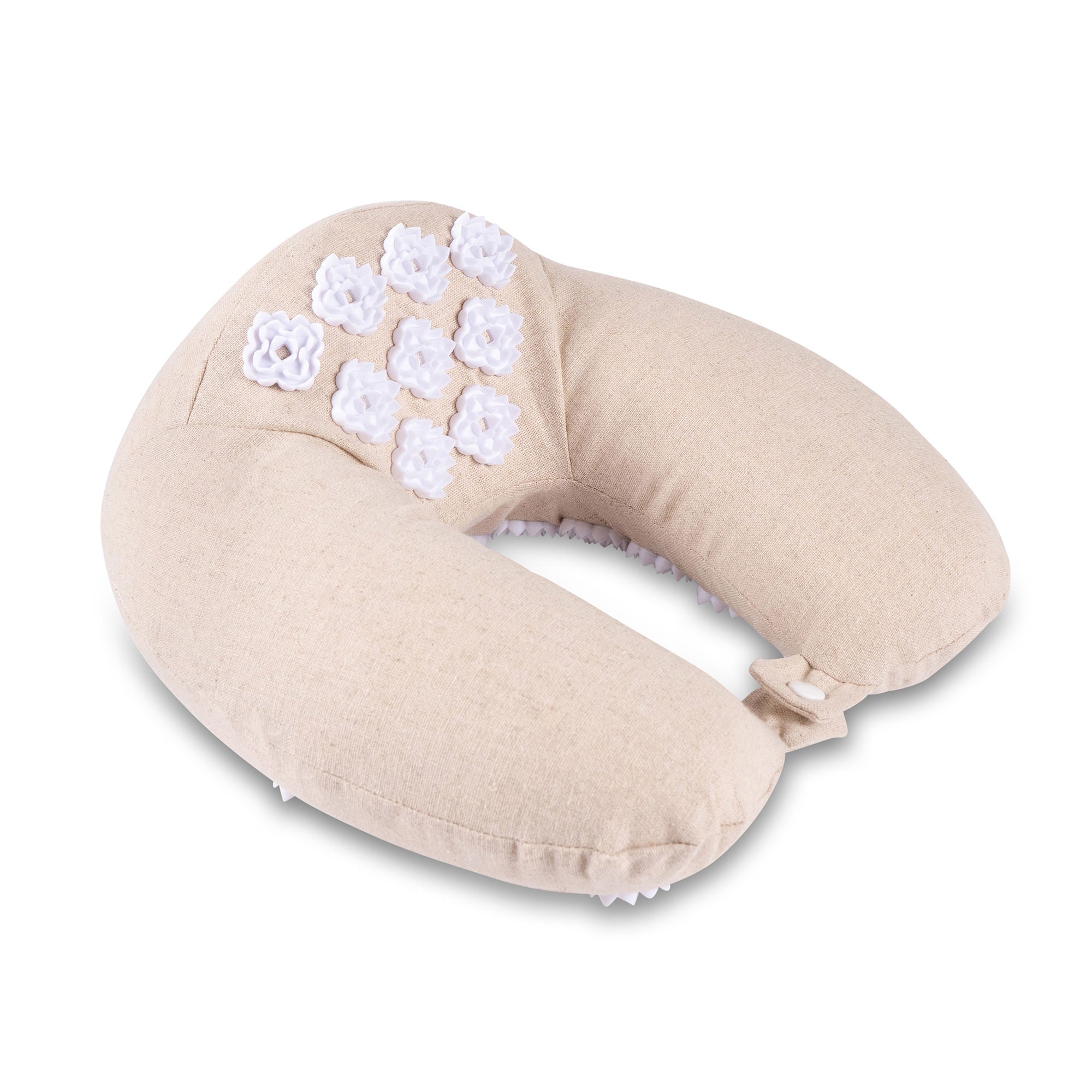 Kanjo Memory Foam Travel Acupressure Neck Pillow
