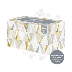 KIM01701, Kimberly Clark, Kleenex, 1 ply, 9.00"x10.50", Paper, General Purpose Wipers, White