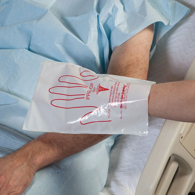 Health Care Logistics MITT, PRE-OP 7"X10-1/2" (100/PK)