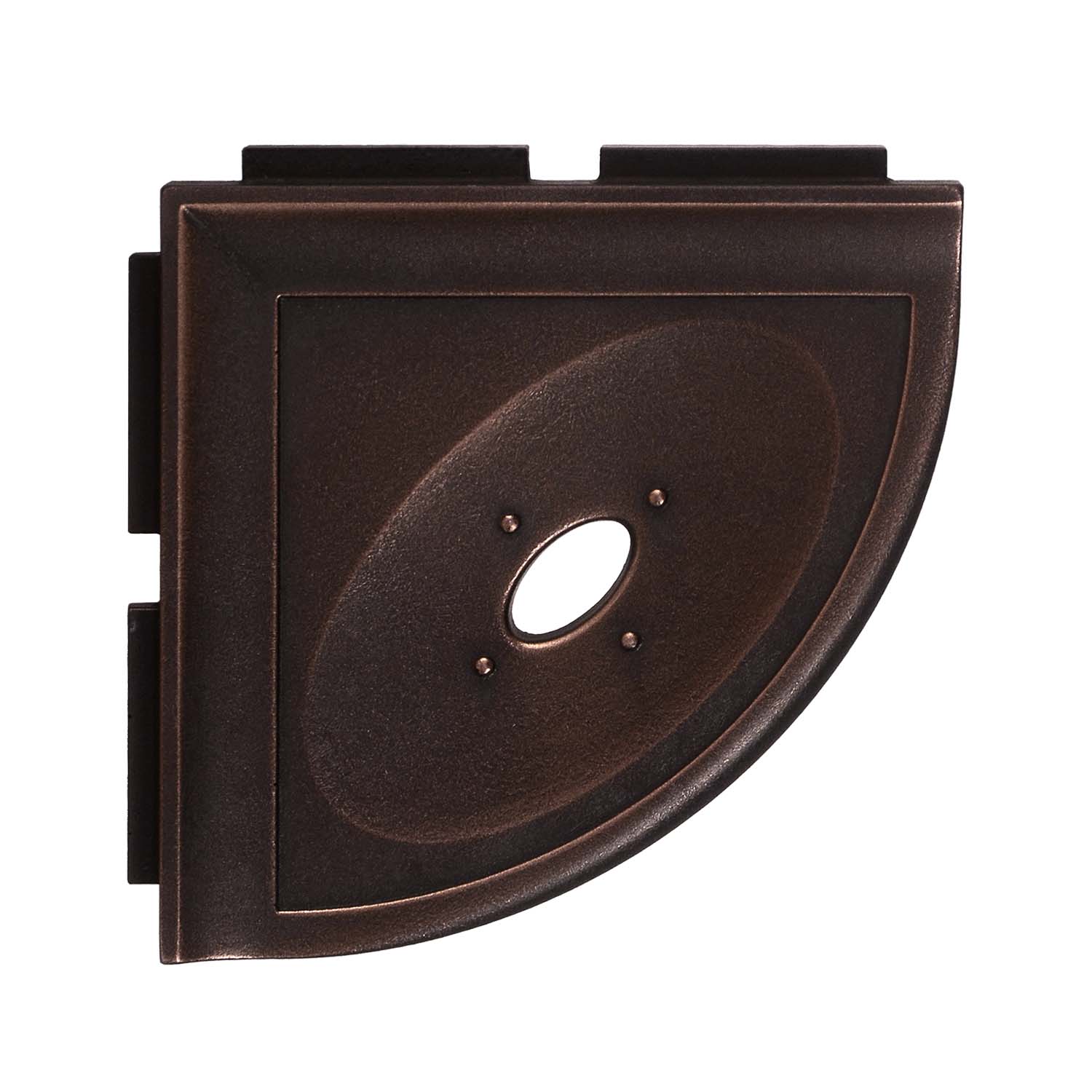 Metro Bath Accessories Dark Oil Rubbed Bronze Lugged 5" Corner Soap