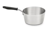 3 ¾-quart Wear-Ever® tapered aluminum saucepan with natural finish and silicone handle