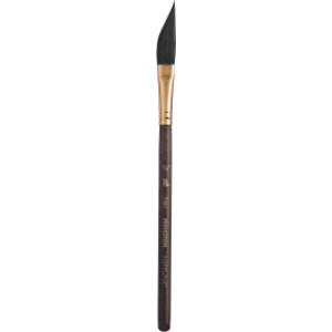 Neptune Series Short Handle Watercolor Dagger Paintbrush, Faux Squirrel Bristles, 1/2 in