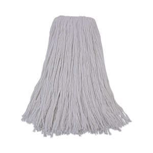 Boardwalk, Premium Standard Rayon Cut-End Wet Mop Head with 1" Headband, 32 oz, White