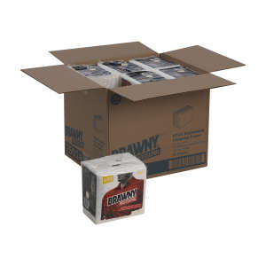 Georgia Pacific, Brawny® Professional , H700, 1/4 Fold, 1 ply, 13.00"x13.00", Hydroentangled, Industrial Wipers, White