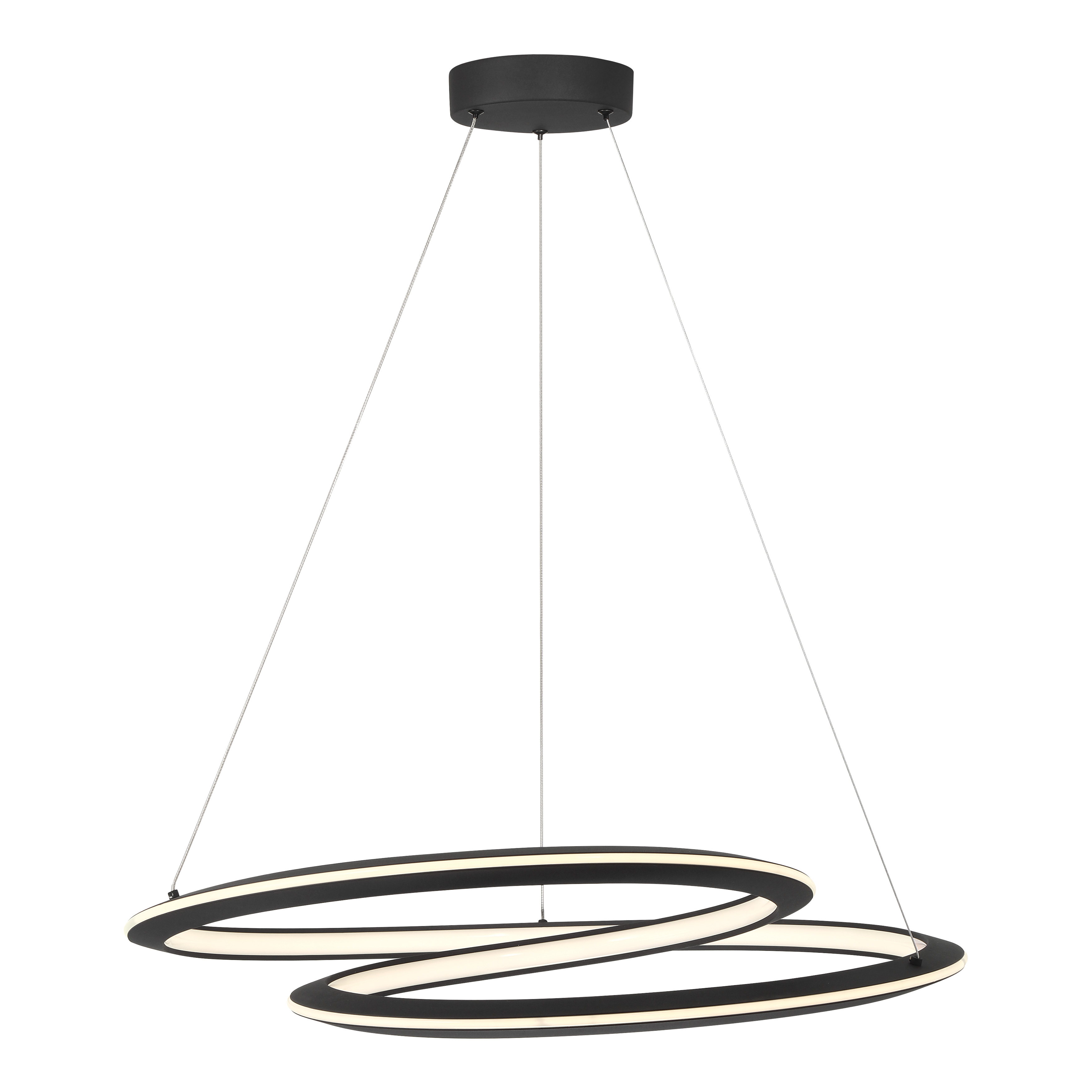 The Infinite LED Pendant delivers exceptional color rendering (CRI 98) in a modern linear design. Its 27.6-inch profile and integrated LED technology make it perfect for task lighting over kitchen islands and dining tables. - alternate view